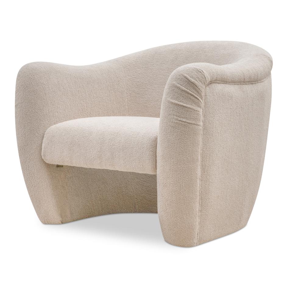 Domino Accent Chair Beige by Moes Home