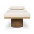 Jakobi Chaise In Thames Cream by FOUR HANDS