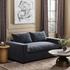 Grant Sofa In Crypton Henry Charcoal And Espresso by Four Hands