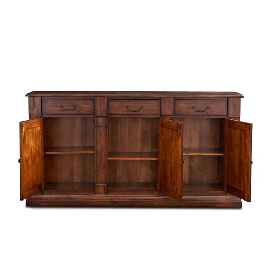 Tuscany 3 Door Buffet, Chestnut by Home Trends & Design