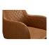 CANTATA DINING CHAIR TAWNY VEGAN LEATHER-M2 by Moes Home