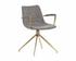 Andres Swivel Dining Armchair - Belfast Koala Grey by Sunpan