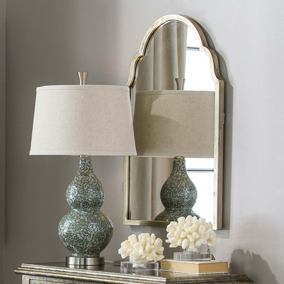 Brayden Petite Silver Arch Mirror by Uttermost