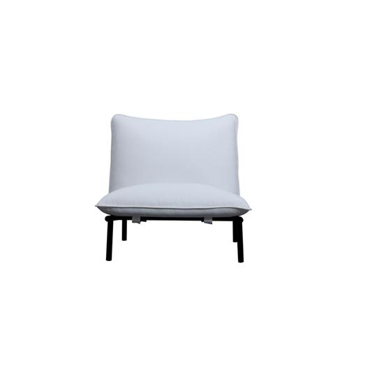 Morgan Outdoor Accent Chair White by Moes Home