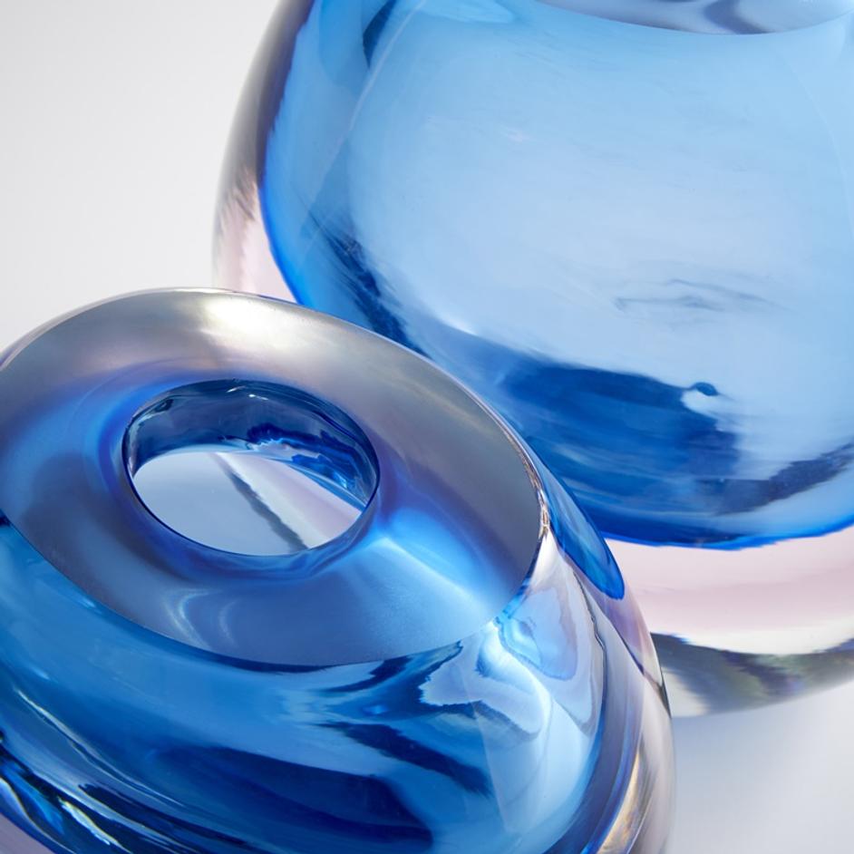 Oxblend Vase in Blue by Cyan Design