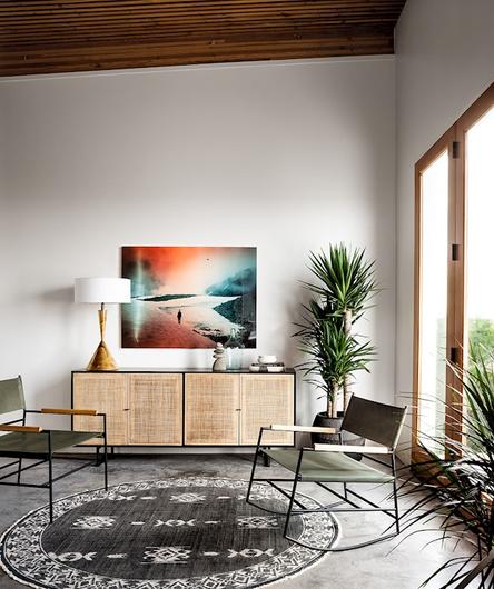 CARMEL SIDEBOARD- BLACK WASH by FOUR HANDS