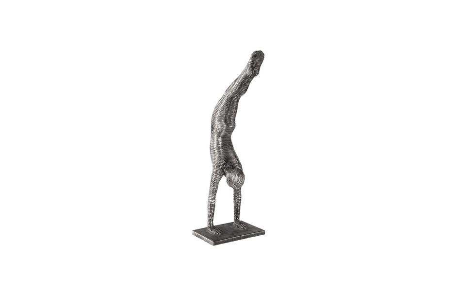 Handstand Sculpture, Aluminum, Smallall by PHILLIPS COLLECTION