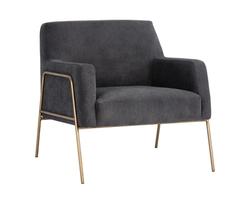 Cybil Armchair - Polo Club Kohl Grey by Sunpan