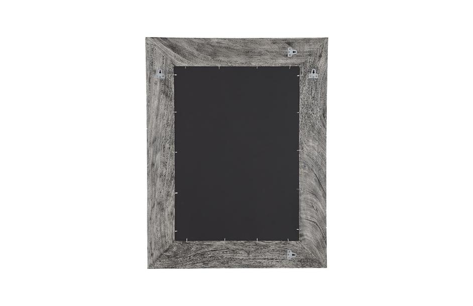Geometry Wood Mirror, Gray Stone, Black by PHILLIPS COLLECTION