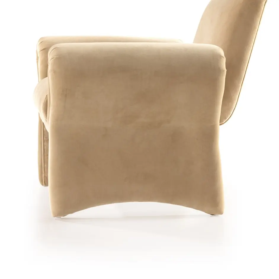 Raya Chair In Surrey Camel by FOUR HANDS