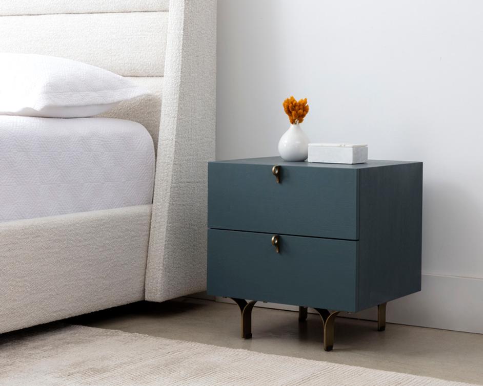 CELINE NIGHTSTAND - SMALL - TEAL by Sunpan