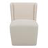 Cormac Rolling Dining Chair Cream by Moes Home