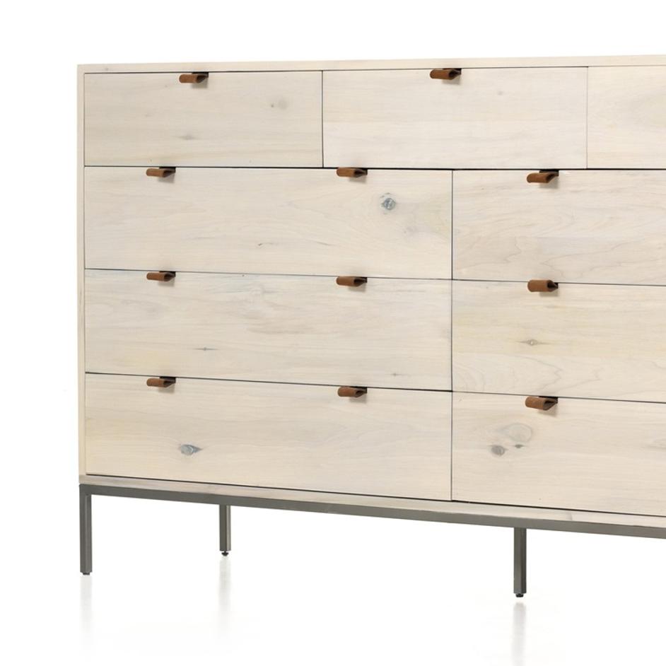 Trey 9 Drawer Dresser - Dove Poplar by Four Hands