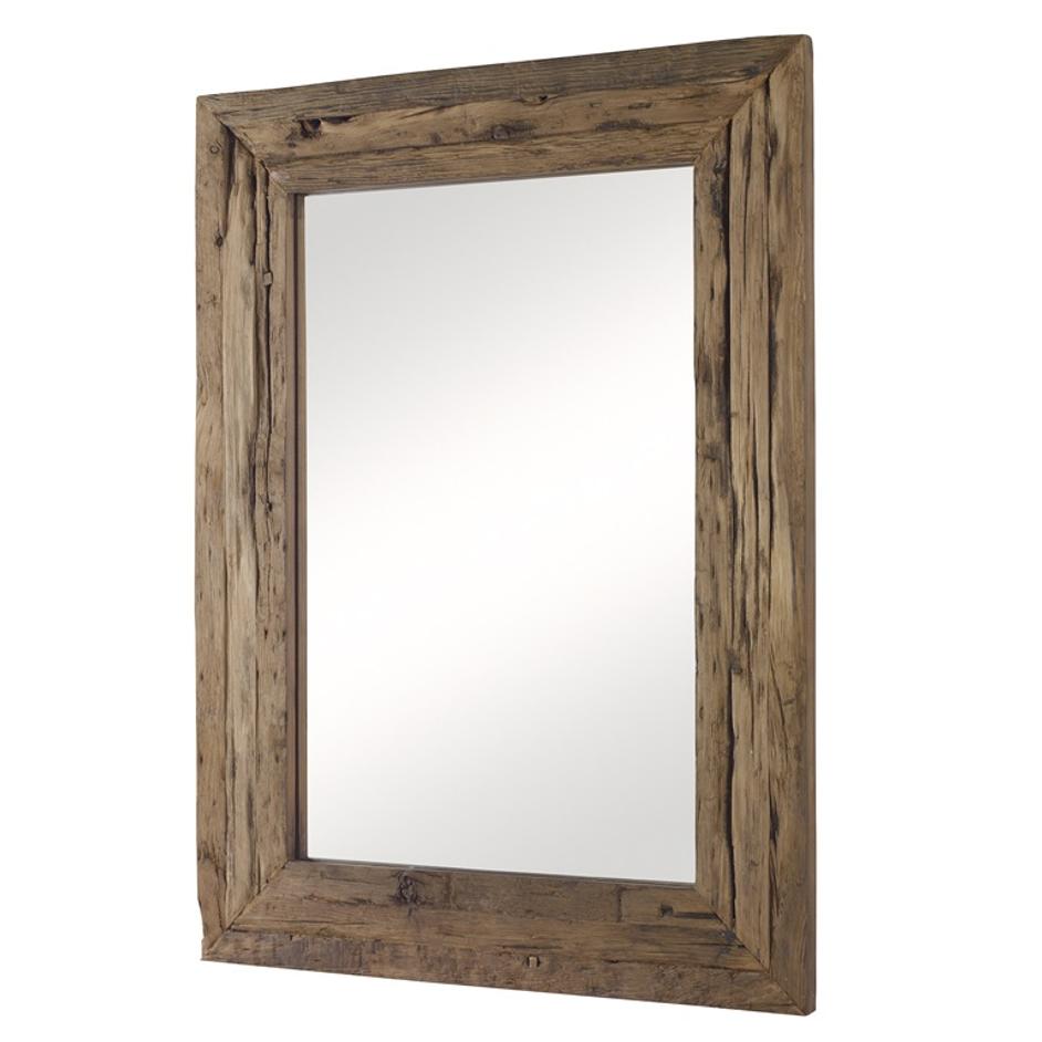 Rennick Rustic Wood Mirror by Uttermost