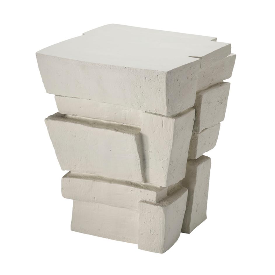 Brick Fiber Glass Indoor/Outdoor Side Table by Jamie Young