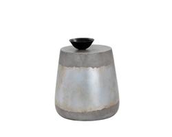 ARIES SIDE TABLE - CONCRETE - SILVER by Sunpan