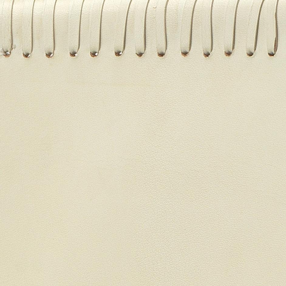 Asher Leather Dining Chair, White by Jamie Young