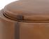 BORELLI STORAGE OTTOMAN - TOBACCO TAN / AUTUMN CHESTNUT by Sunpan