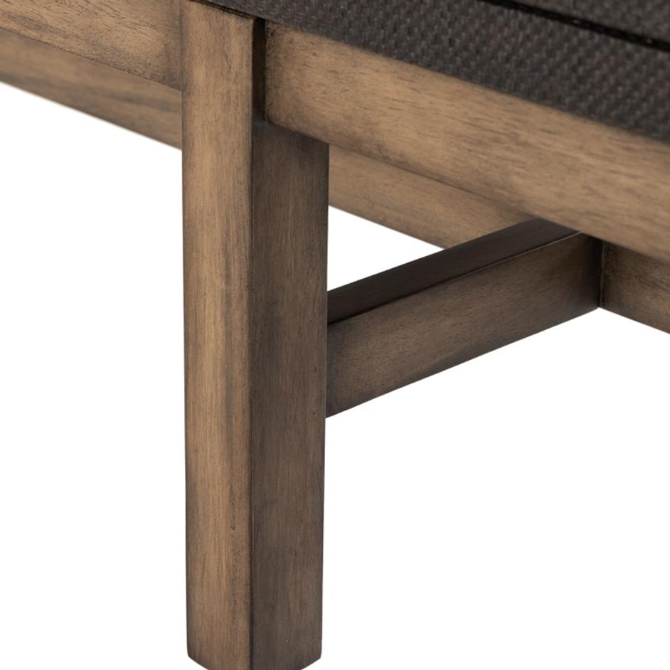 Fiona 6 Drawer Dresser In Black Raffia by FOUR HANDS