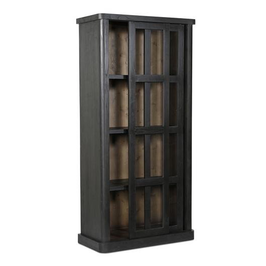 Mona Tall Cabinet Black by Moes Home