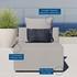 Judith Outdoor Patio Upholstered Sectional Sofa Armless Chair In Gray by Modway Furniture