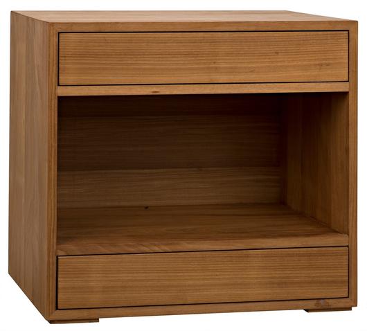 SL05 Side Table, Gold Teak by Noir Furniture