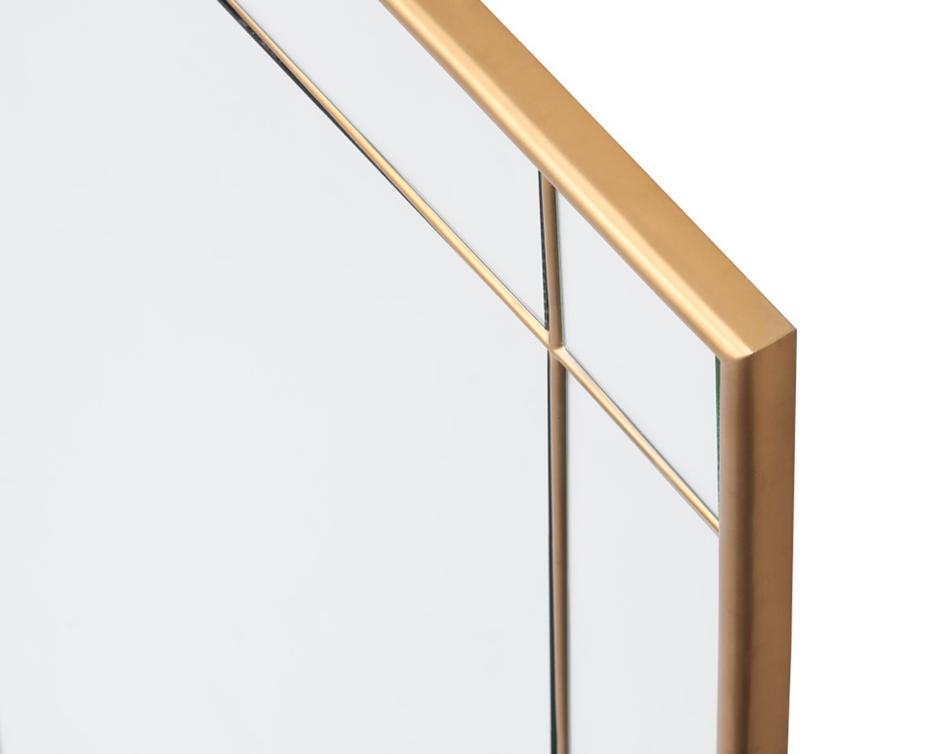Pasadena Floor Mirror - Brass by Sunpan