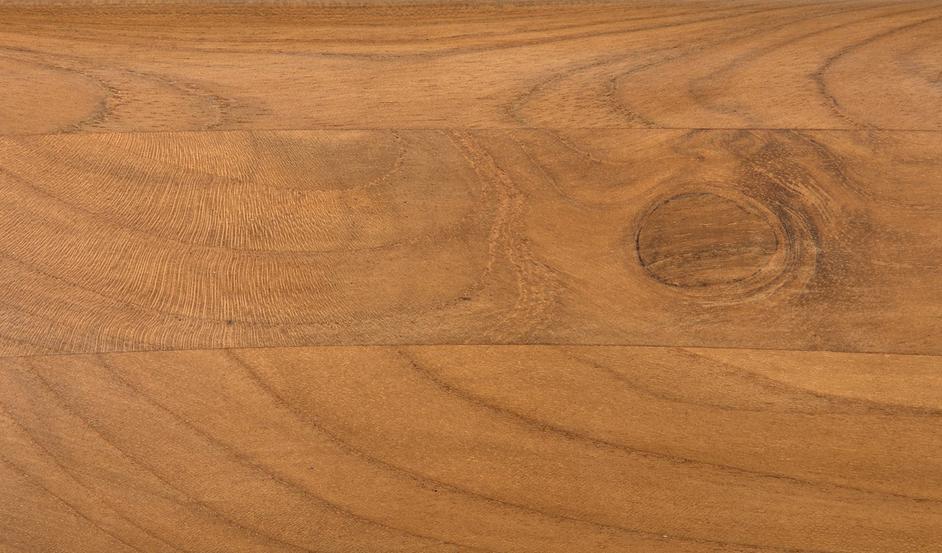 Webster Teak Club Chair with Satin Clear Coat and Black Cotton Cushion by Noir Furniture