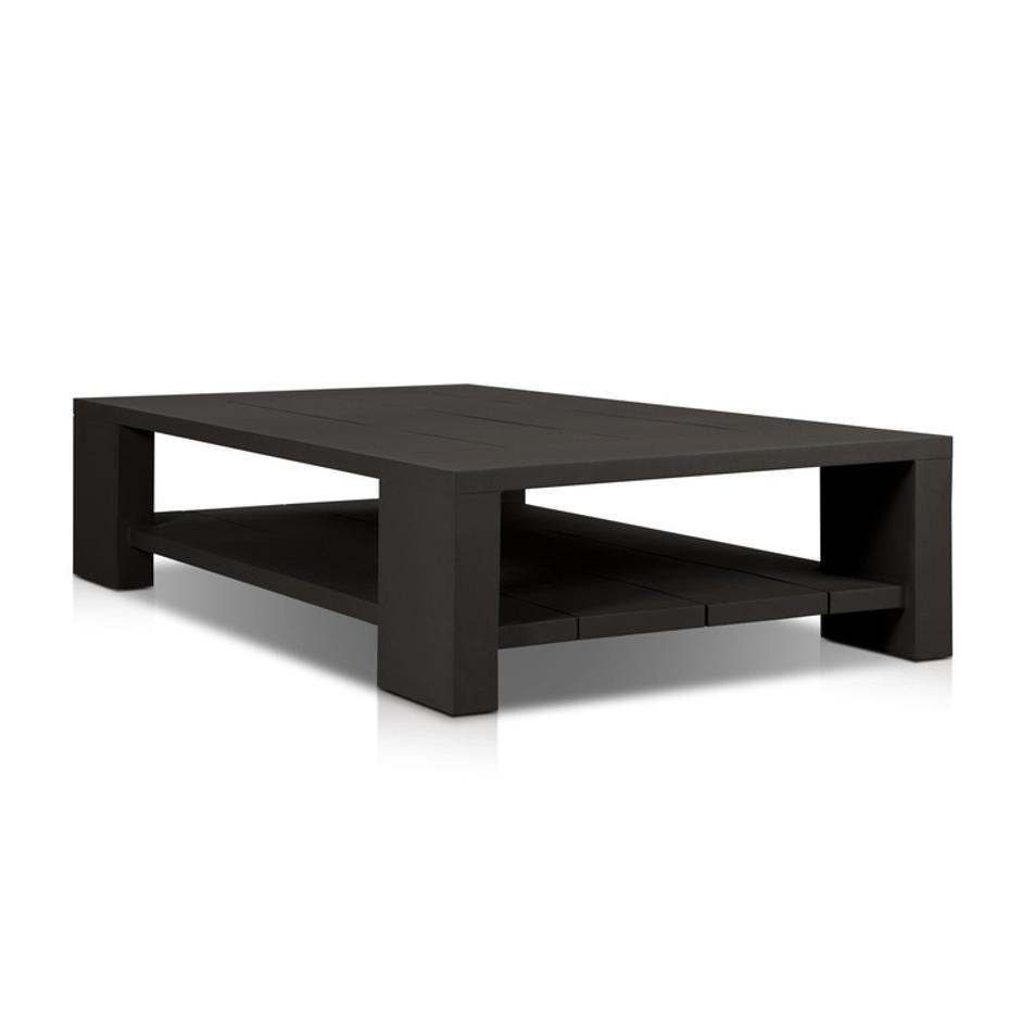 Roca Outdoor Metal Coffee Table - Bronze by Four Hands