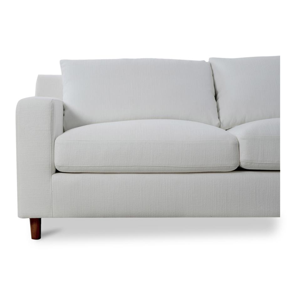 Hutton Right Sectional White by Moes Home