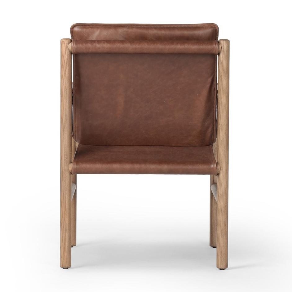 Kellis Dining Chair In Havana Brown And Amber Ash by Four Hands