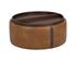 BORELLI WHEELED STORAGE OTTOMAN - TOBACCO TAN / AUTUMN CHESTNUT by Sunpan