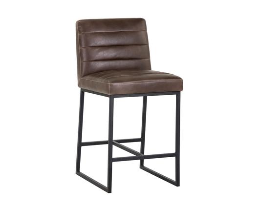 Spyros Counter Stool - Havana Dark Brown by Sunpan