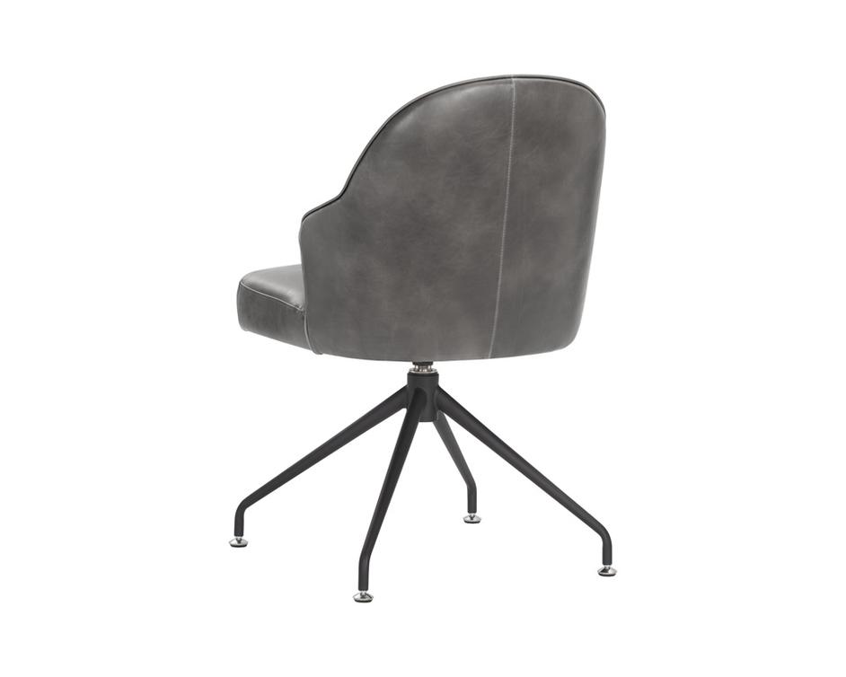 Bretta Swivel Dining Chair - Overcast Grey by Sunpan
