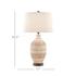 Faiyum Table Lamp In Tan & Brown & Hand Rubbed Bronze by Currey & Company
