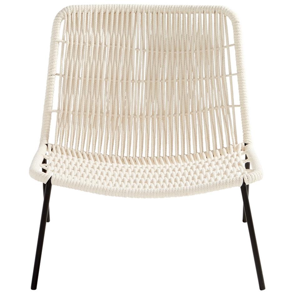 Althea Accent Chair In White by Cyan Design