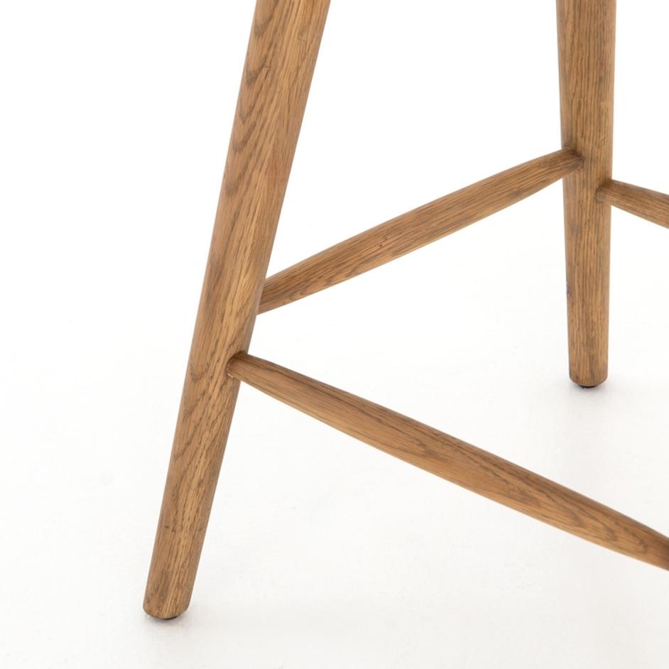 Lewis Windsor Counter Stool-Sandy Oak by FOUR HANDS