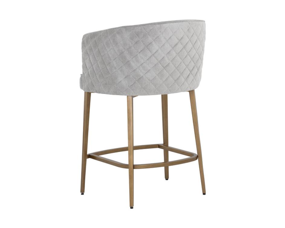 CORNELLA COUNTER STOOL - POLO CLUB STONE by Sunpan