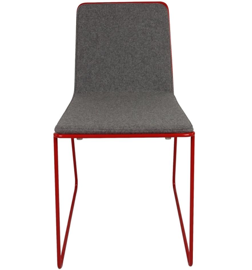 bleeker contemporary chair in wool by Nuans Design