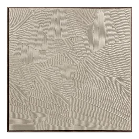 Flutter Framed Painting Cool Beige by Moes Home