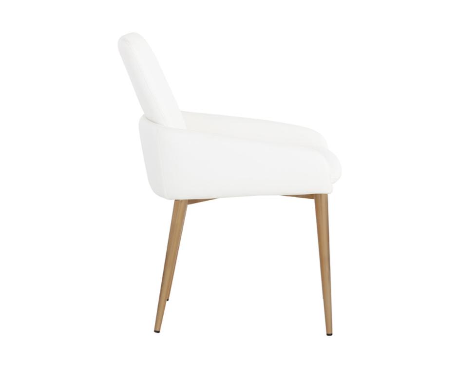CARLO DINING ARMCHAIR - GOLD - DILLON SNOW by Sunpan