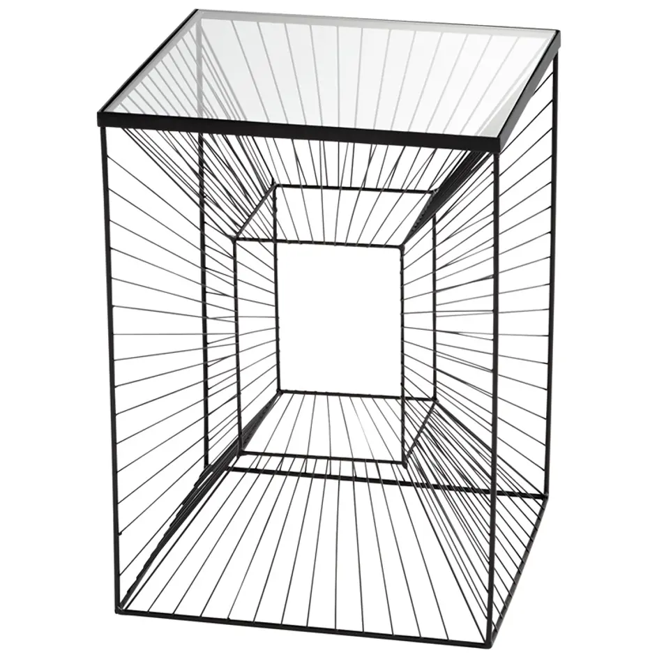 Enchantment Side Table in Graphite by Cyan Design