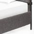 Anderson Bed In Knoll Charcoal In King by FOUR HANDS