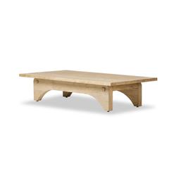 Kitridge Coffee Table in Bleached Alder by FOUR HANDS