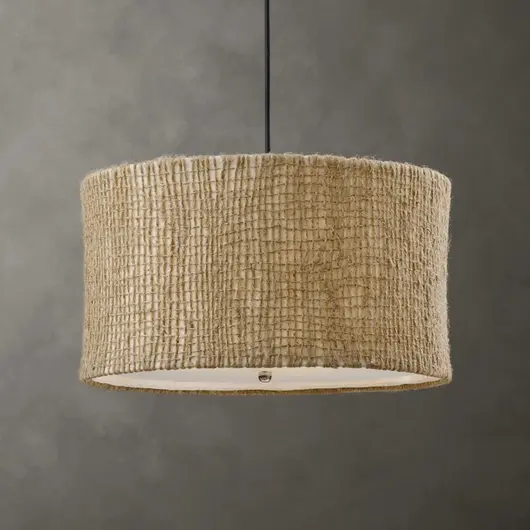 Burleson 3 Light Drum Pendant by Uttermost