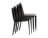 RENEE STACKABLE DINING CHAIR - DILLON STRATUS / DILLON BLACK by Sunpan