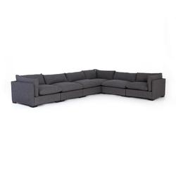 Westwood 6-Pc Sectional-Bennett Charcoal by FOUR HANDS