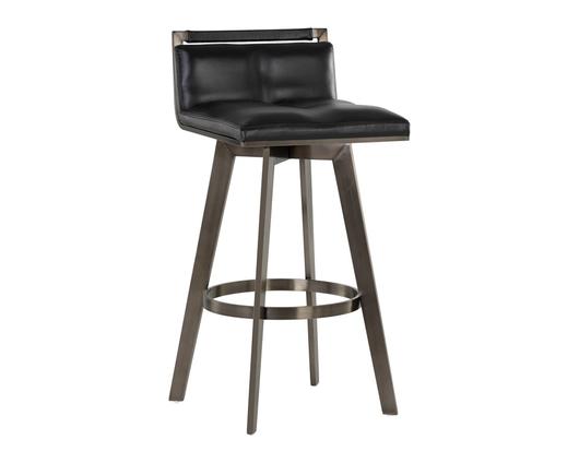 Arizona Swivel Barstool - Castillo Black by Sunpan