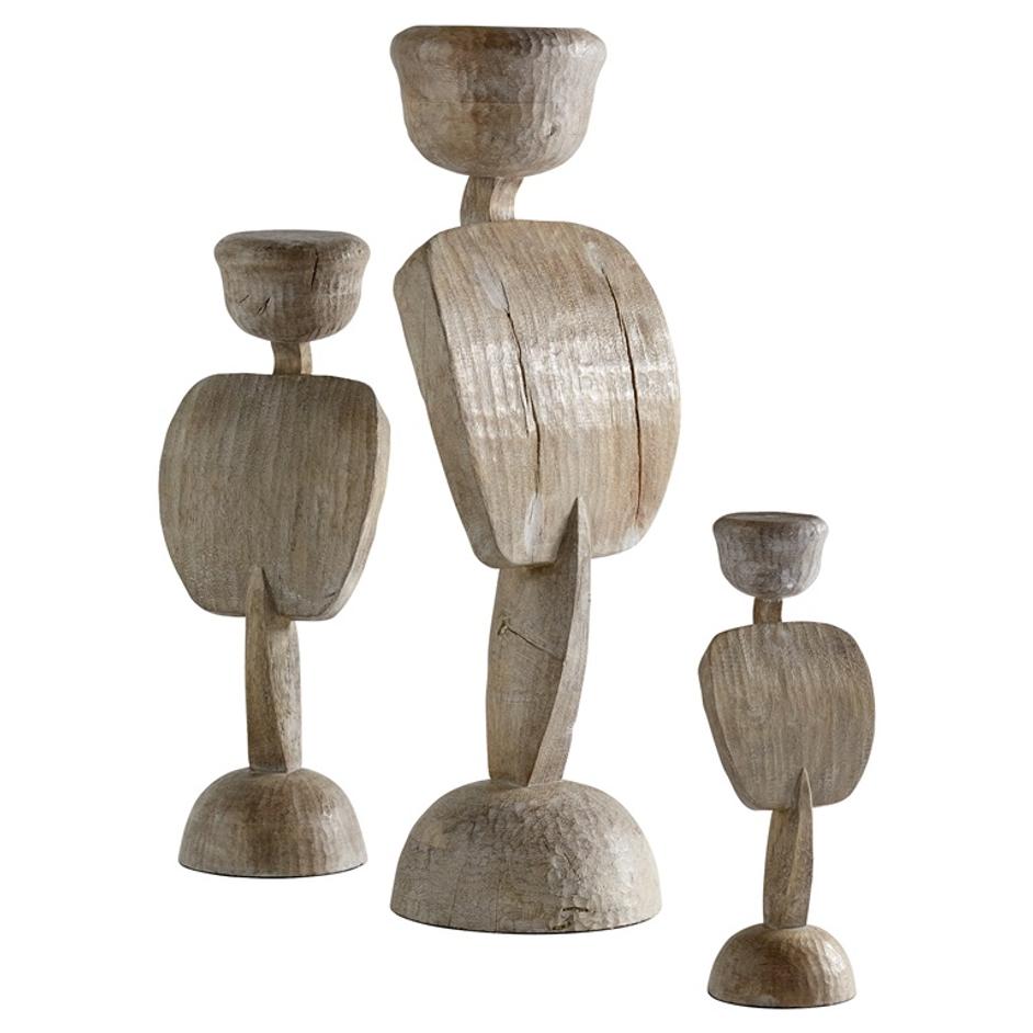 Chakra Sculpture | Weathered Grey - Medium by Cyan Design