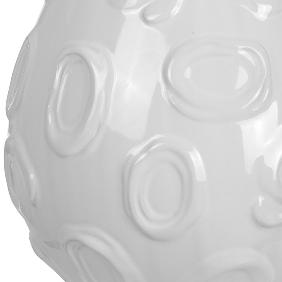 Loop White Glaze Table Lamp by Uttermost